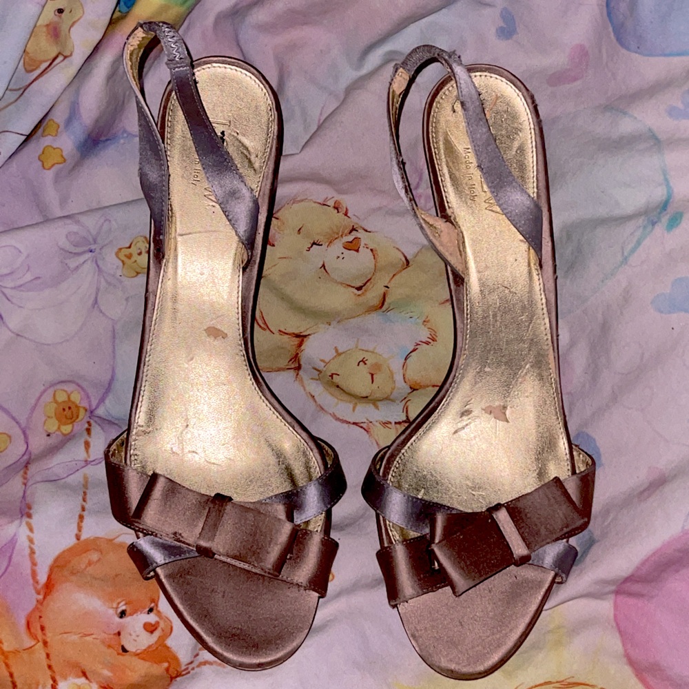 Unworn J Crew Low Heeled Evening Sandals Size 10